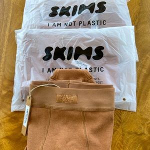 Skims Cotton Rib Brief x 3